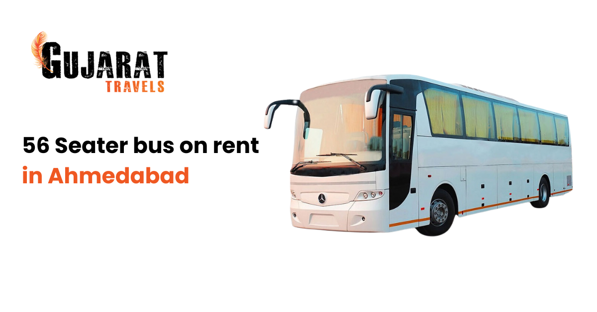 56 Seater bus on rent in Ahmedabad